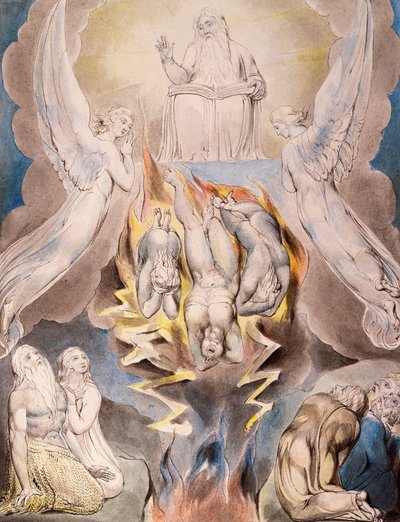 サタンの堕落 作： William Blake